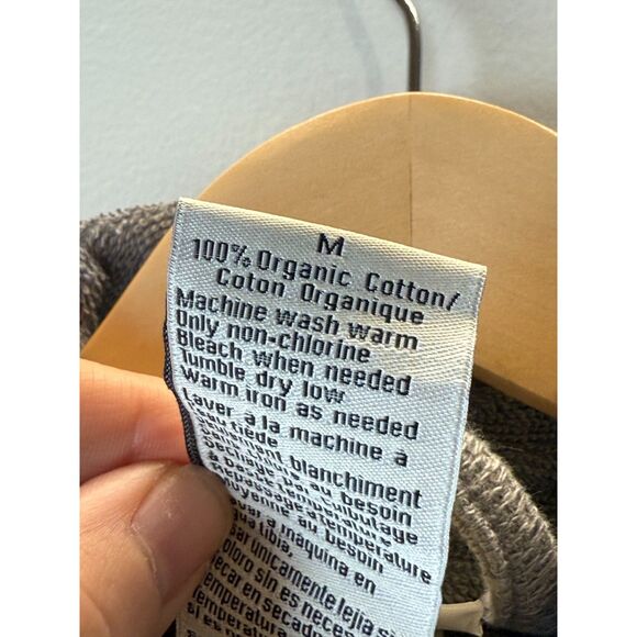 Pottery Barn Plush Gray Robe Monogrammed Unisex Size Medium Soft Bathrobe - Picture 4 of 6